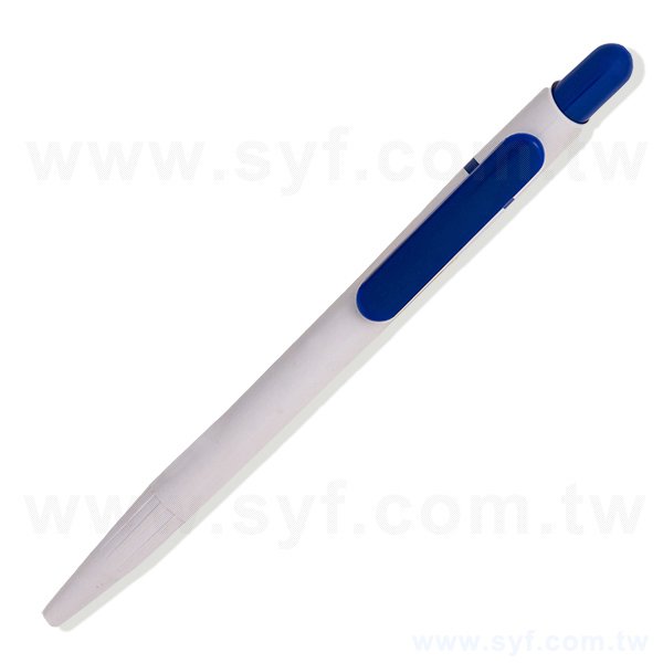 廣告筆-圓弧造型廣告筆禮品-按壓式單色原子筆-採購訂製贈品筆